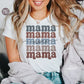 Boy Mama Boho Distressed Stacked png, Sublimation designs