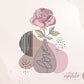 Love abstract art, Boho Sublimation Png