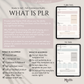 PLR Self Care Planner, Editable Canva Planner Template, Planner for Resell