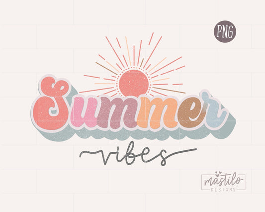Summer Vibes png, Summer Sublimation downloads