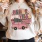 Merry Vibes Png, Retro Christmas Png, Christmas Sublimation Designs