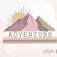 Vintage Adventure Png, Adventure Sublimation Design