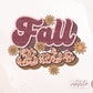Fall Babe Png, Retro Fall Sublimation Designs, Retro Fall Png