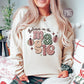 Believe In the Magic Retro Boho Distressed Christmas png