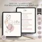 PLR Self Care Planner, Editable Canva Planner Template, Planner for Resell