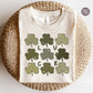 St Patricks Day Clovers, Shamrock, Retro St Patrick's Day Png