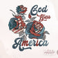 America Sublimation Design, God Bless America Png, Independence Day