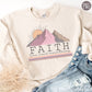 Faith Can move Mountains Png, Christian Retro Png, PNG Files For Sublimation