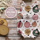 Boho Christmas Seamless Pattern, Christmas Ornaments Seamless