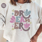 Dreamer Retro Png, Retro Lettering Png, Retro Sublimation Designs