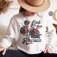 America Sublimation Design, God Bless America Png, Independence Day