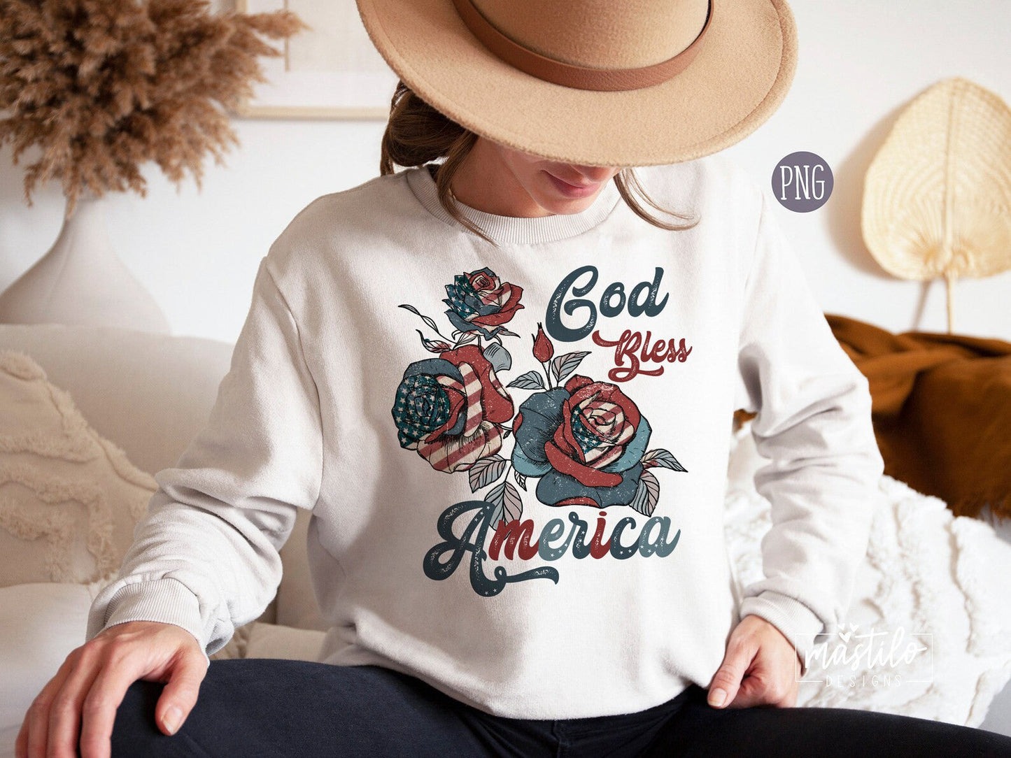 America Sublimation Design, God Bless America Png, Independence Day
