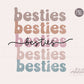 Besties Png, Friendship PNG, Best Friends Sublimation PNG