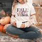 Fall Vibes Sublimation Png, Boho Fall Sublimation Designs, Retro Fall Png