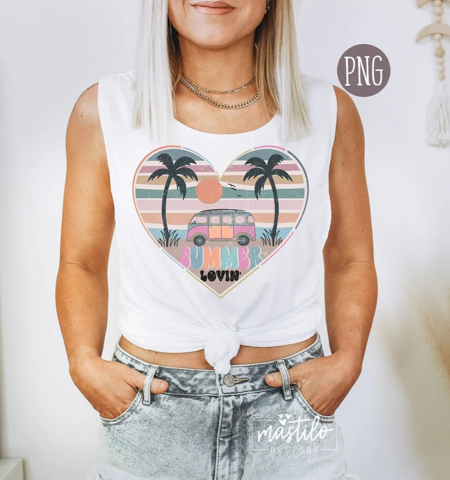 Summer Sublimation downloads, Summer Lovin png, Summer png