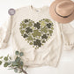 Shamrock Heart PNG, St. Patrick’s Day Clover Heart Png, Clover Leaf Png