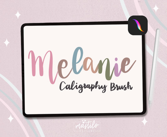 Procreate Brush, Calligraphy Brush, Lettering Brush, Brush for Procreate, Digital Brush, Brush for Procreate